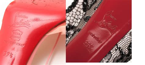 fake vs real louboutin shoes|are louboutin heels genuine.